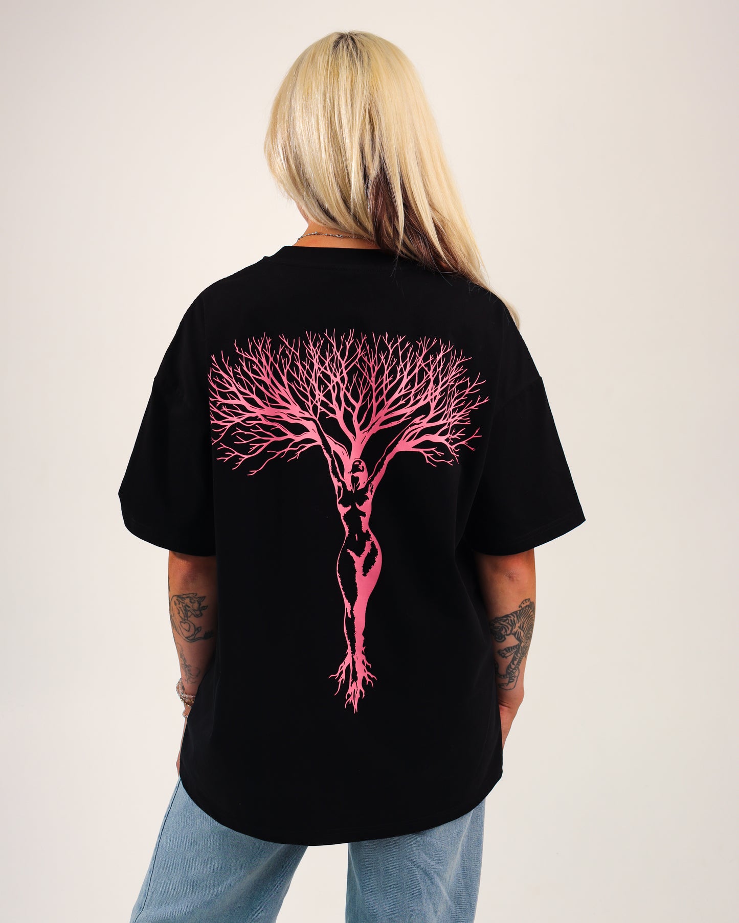 "Daphne Tree" Drop-Shoulder Tee