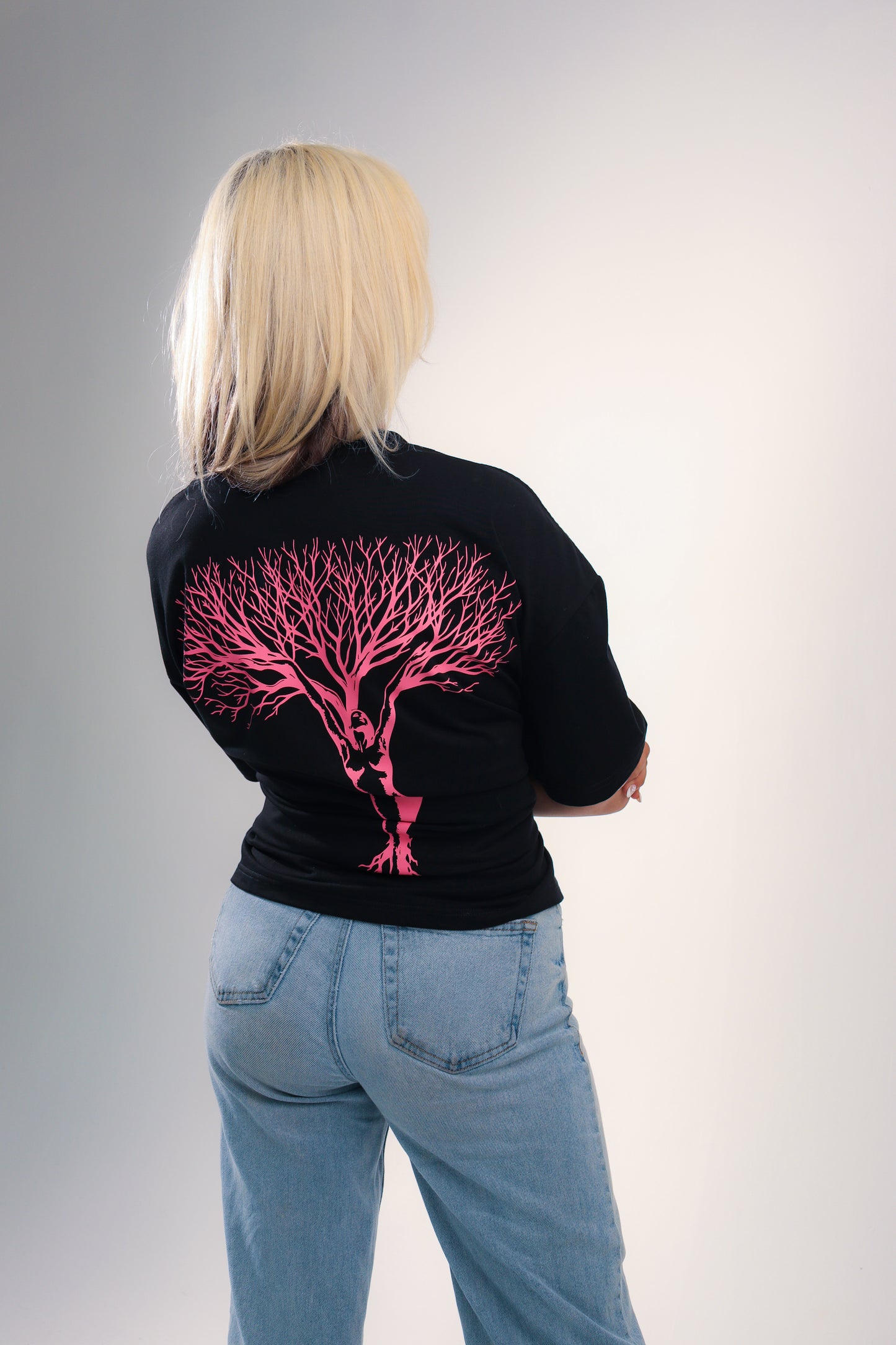"Daphne Tree" Drop-Shoulder Tee