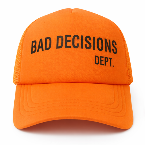 Trucker Hat "Bad Decisions DEPT."